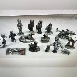 Vtg 70's-80's Lot 16 Hudson Little Galley Charisma Disney Fine Pewter Figurines